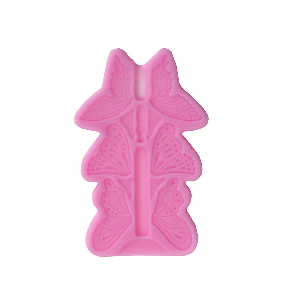 Butterfly Fondant Silicone Mold Cake Decor Baking Clay Gumpaste Chocolate.l8
