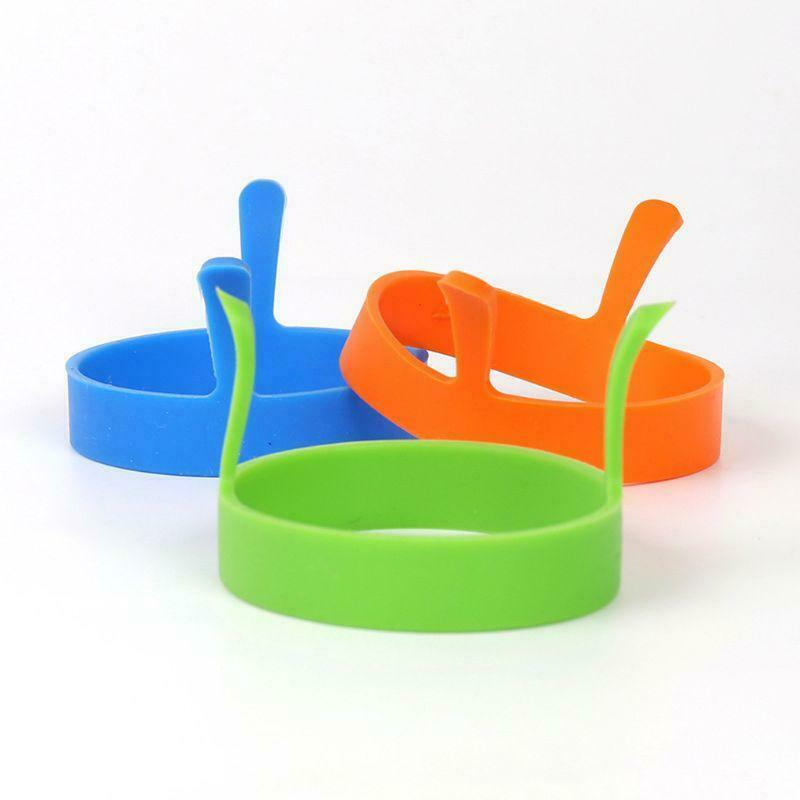 Kitchen Mould Tool Silicone Egg Fry Frier Fried Oven Pancake Poacher Poach Ring