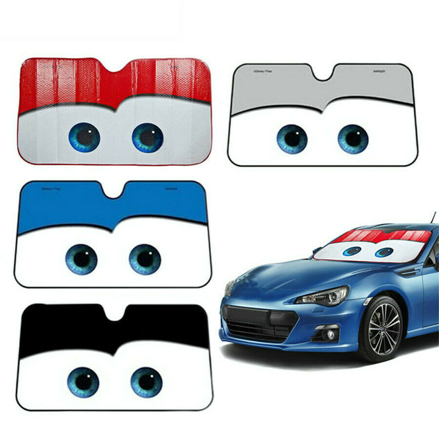 Aluminium Foil 130Ã—70CM Cartoon Window Foil Eye Pixar Heated Windshield Sunshade