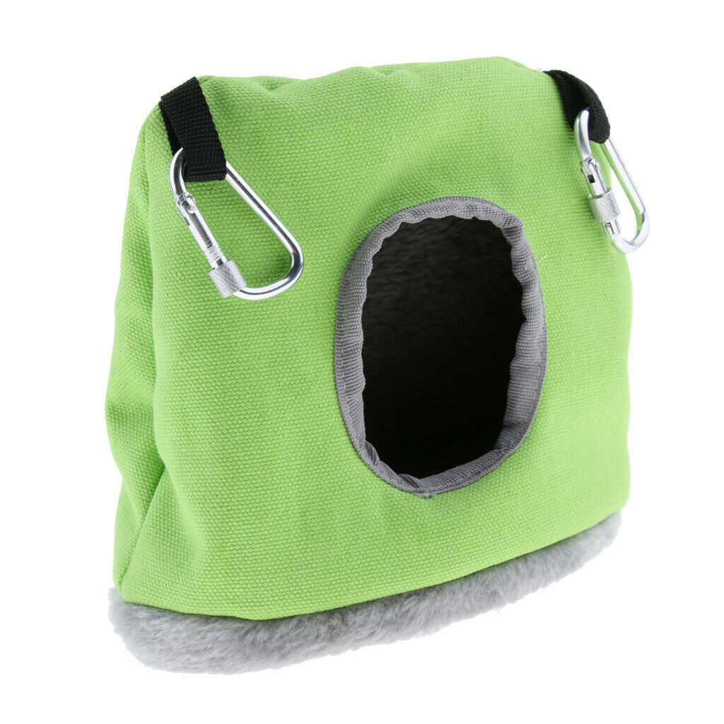 Bird Parrot Lovebird Eclectus Macaw Cage Hanging Cozy Hammock Bed M