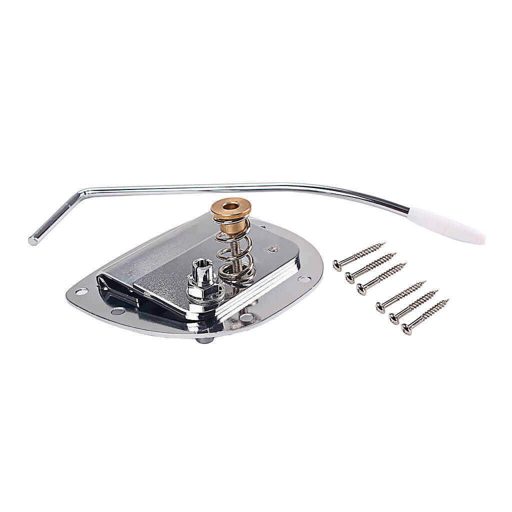 Guitar Tremolo Bridge Tailpiece Musical Instrument Accessories Chrome Steel