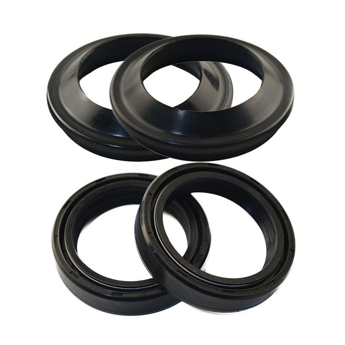 1 Set Front Fork Damper Shock Absorber Fork Dust and Oil Seal for Motorcycles