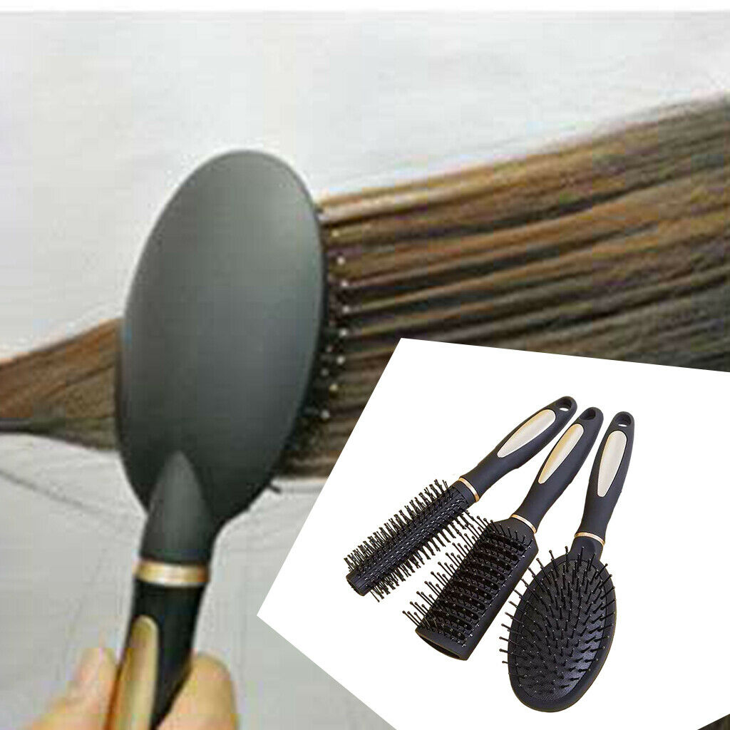 3-pack Hairbrush Massage Comb Hair Comb Kit No More   Anti-Static