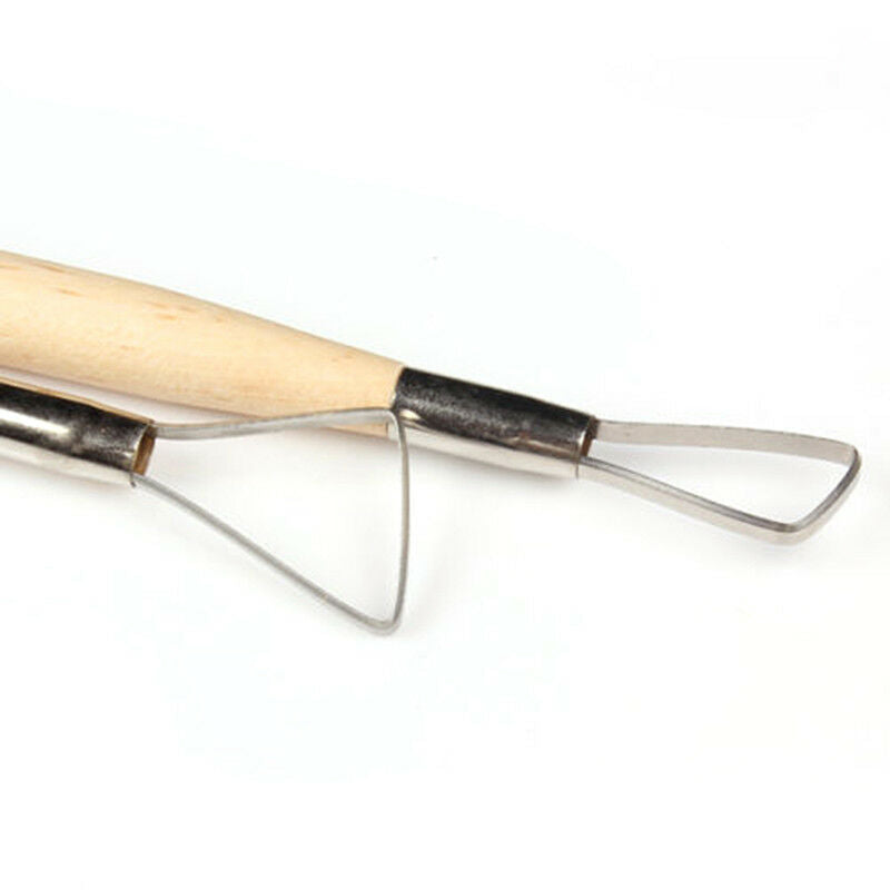 6PCS Wood Handle Wax Pottery Clay Modeling Sculpture Carving Tool DIYCraf.l8