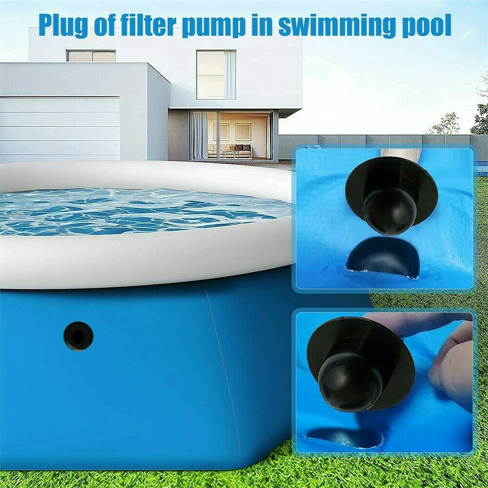 x2 Pool Stopper Plug Bung Compatible For Intex Garden Pool