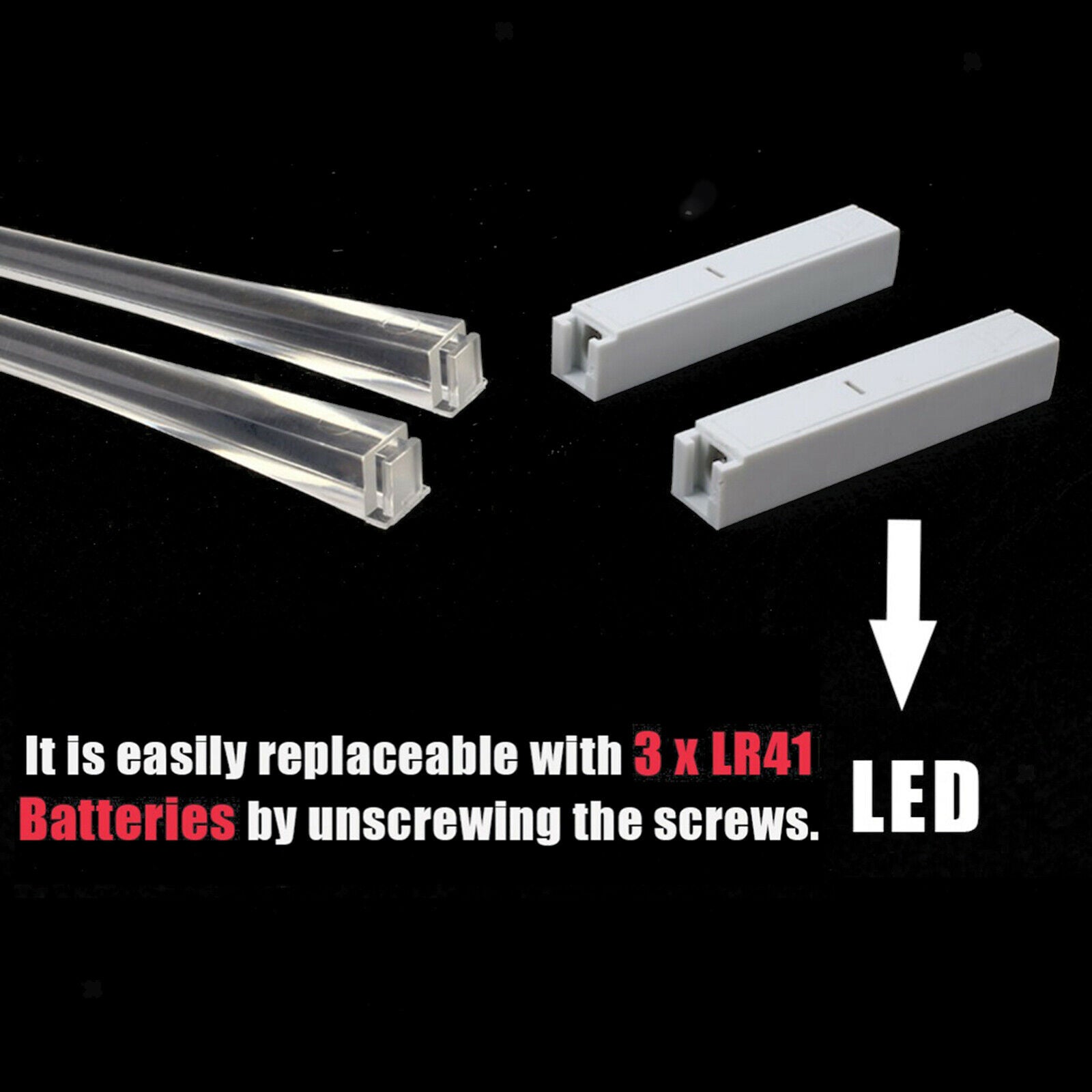 LED Lightsaber Chopstick Reusable Light Up Chopstick Kitchen Party Red