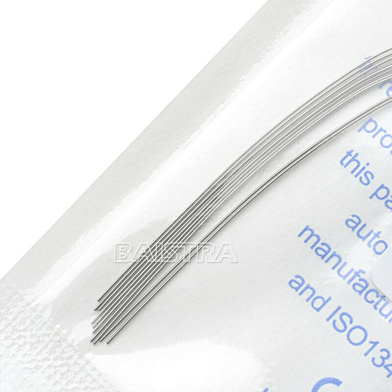 50X Orthodontic Dental Super Elastic Niti Round Nature Form Arch Wire 014 Lower