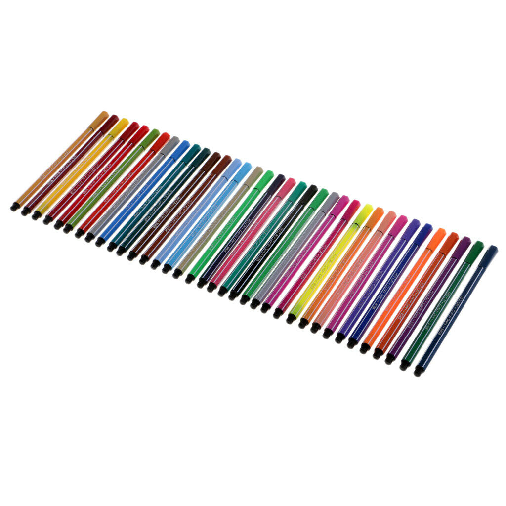 36 Pieces Of Felt-tip Felt Pens For Writing Paint Marking