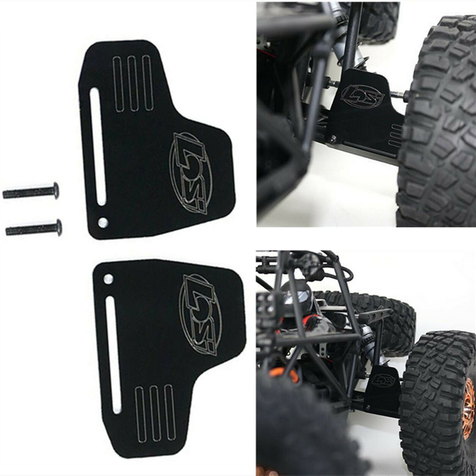 Black Durable Rear A-arm Mudguard Board Parts For LOSI U4 Lasernut 1/10 RC Car