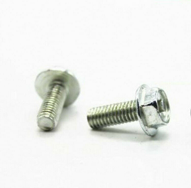2pcs Never rust M6 x 20mm Titanium Ti Screw Bolt Hex Head Flange/Aerospace Grade