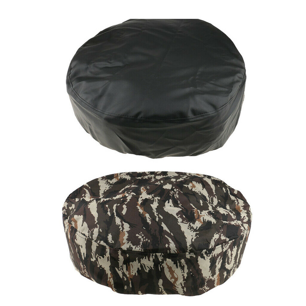 17" Camo + Black Car Truck Rear Spare Tire Tyre Cover Wheel Cover Universal