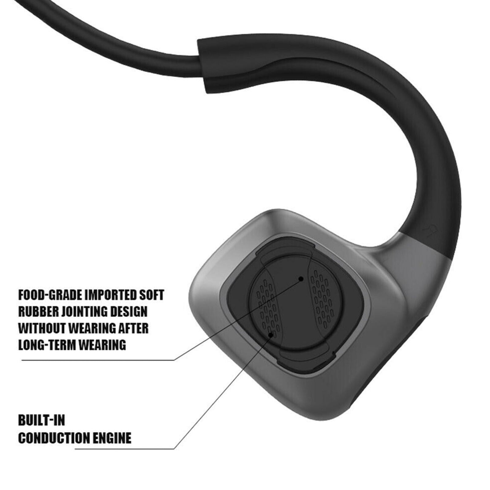 Bone Conduction Wireless Headphones Bluetooth 5.0 Earphones Running Open-Ear New