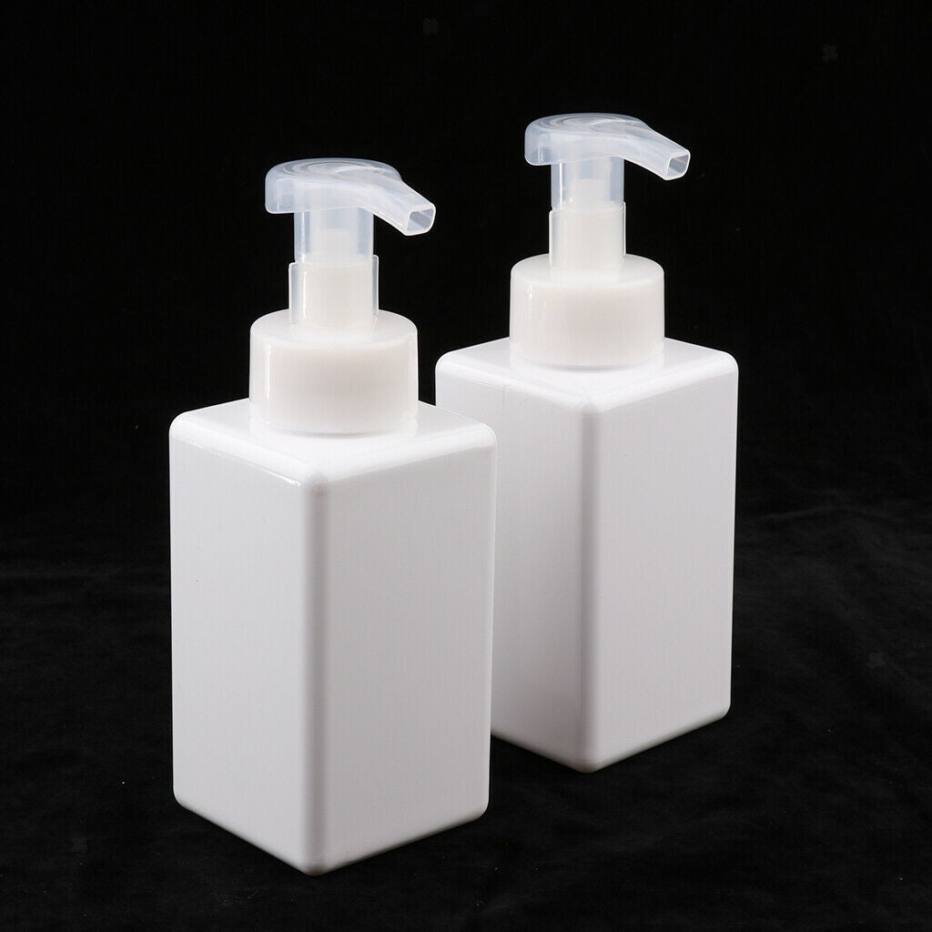 4Pcs Empty Plastic Foaming Hand Soap Dispenser Foam Pump Bottle 250+450ml