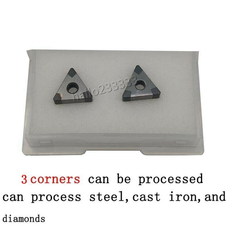 2PCS TNMG160408 CBN TNMG332 CNC inserts processing High hardness carbide bits