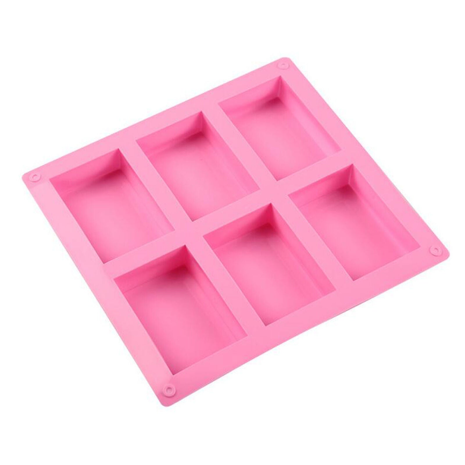 2Pack 6 Cups Square Silicone Cake Mold Hot Chocolate Mould Tool