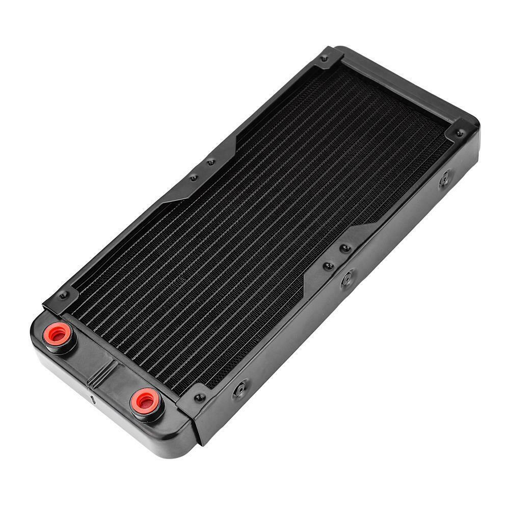 240mm G4/1 Aluminum Computer Water Cooling Radiator CPU Cooler LED Heatsink Tube
