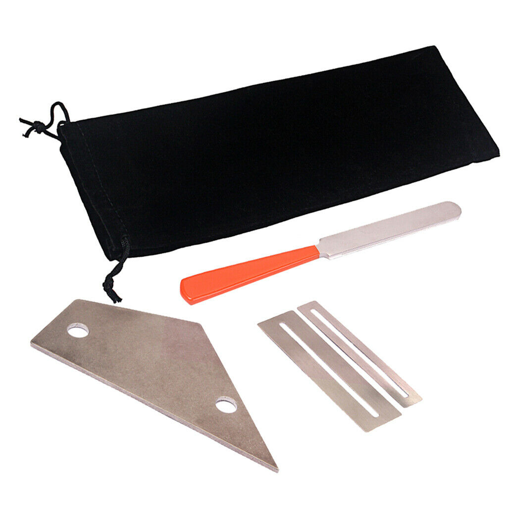 Guitar Luthier Tool Guitars Fret File+Fret Rocker Level+Fret Protector