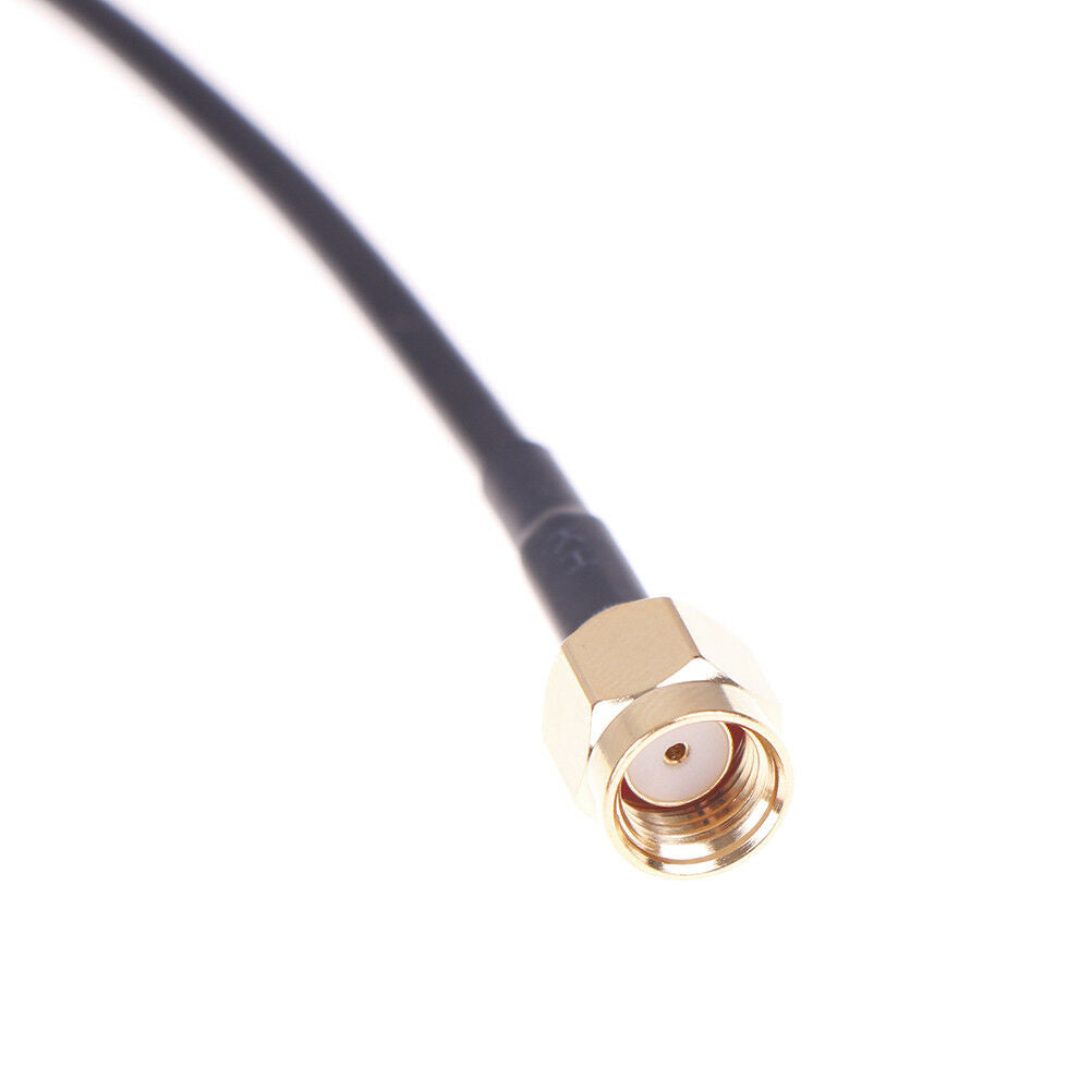 1PC 1m WiFi router antenna extension cable cord RG174 RP-SMA male to femal.l8