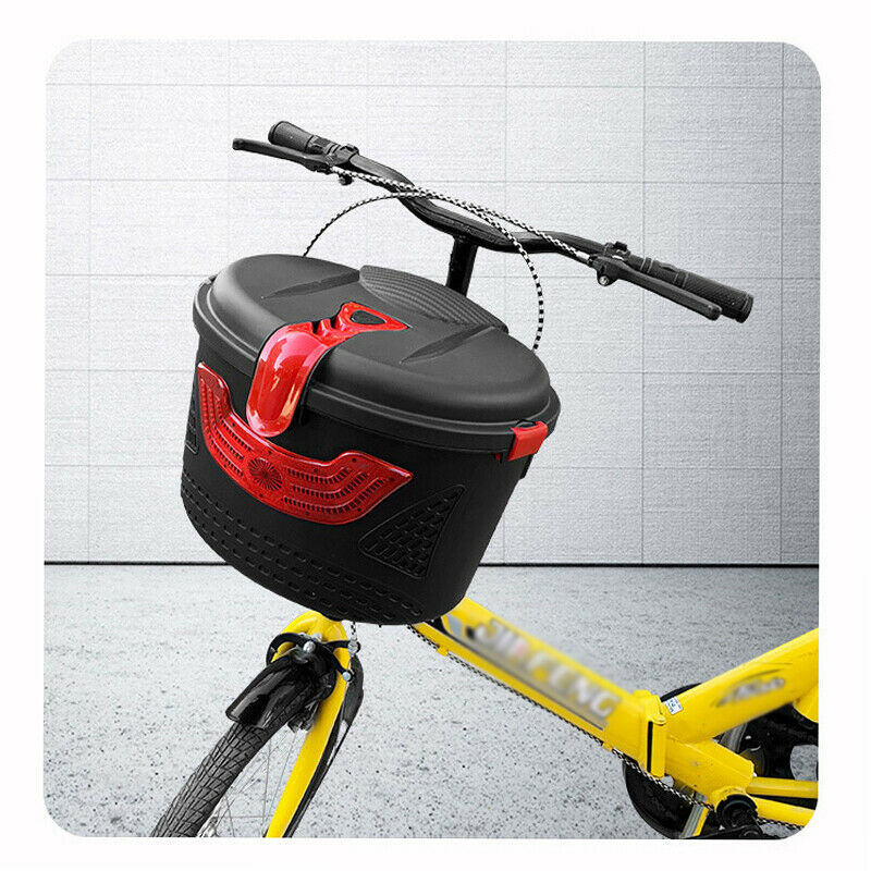 1PC Bicycle Electric Scooter Plastic Carrying Basket Front Rear Storage Bag Case