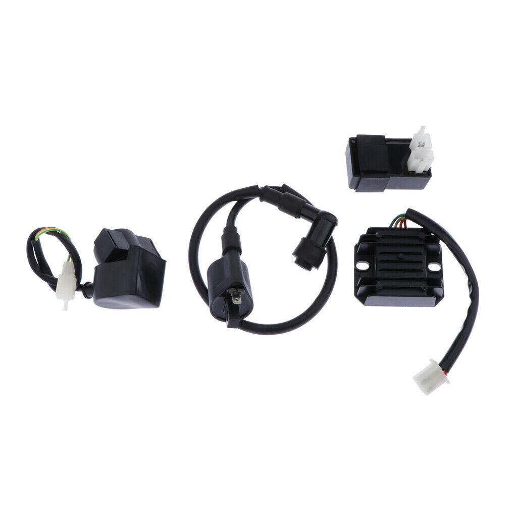 125cc 150cc Ignition Coil CDI Solenoid Relay Regulator ATV Scooter Moped