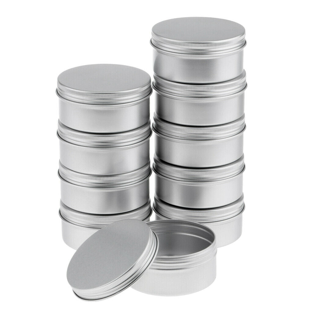 22 Packs 150ml+10ml Lip Balm Candles Tins Case Salves Gadget Pills Jars Pots