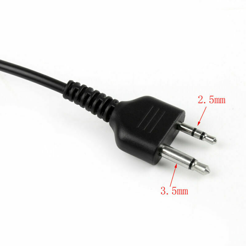 1x Throat Mic Acoustic Tube Headset P Fits  MIDLAND LX10/216/303/305 GX50  UA