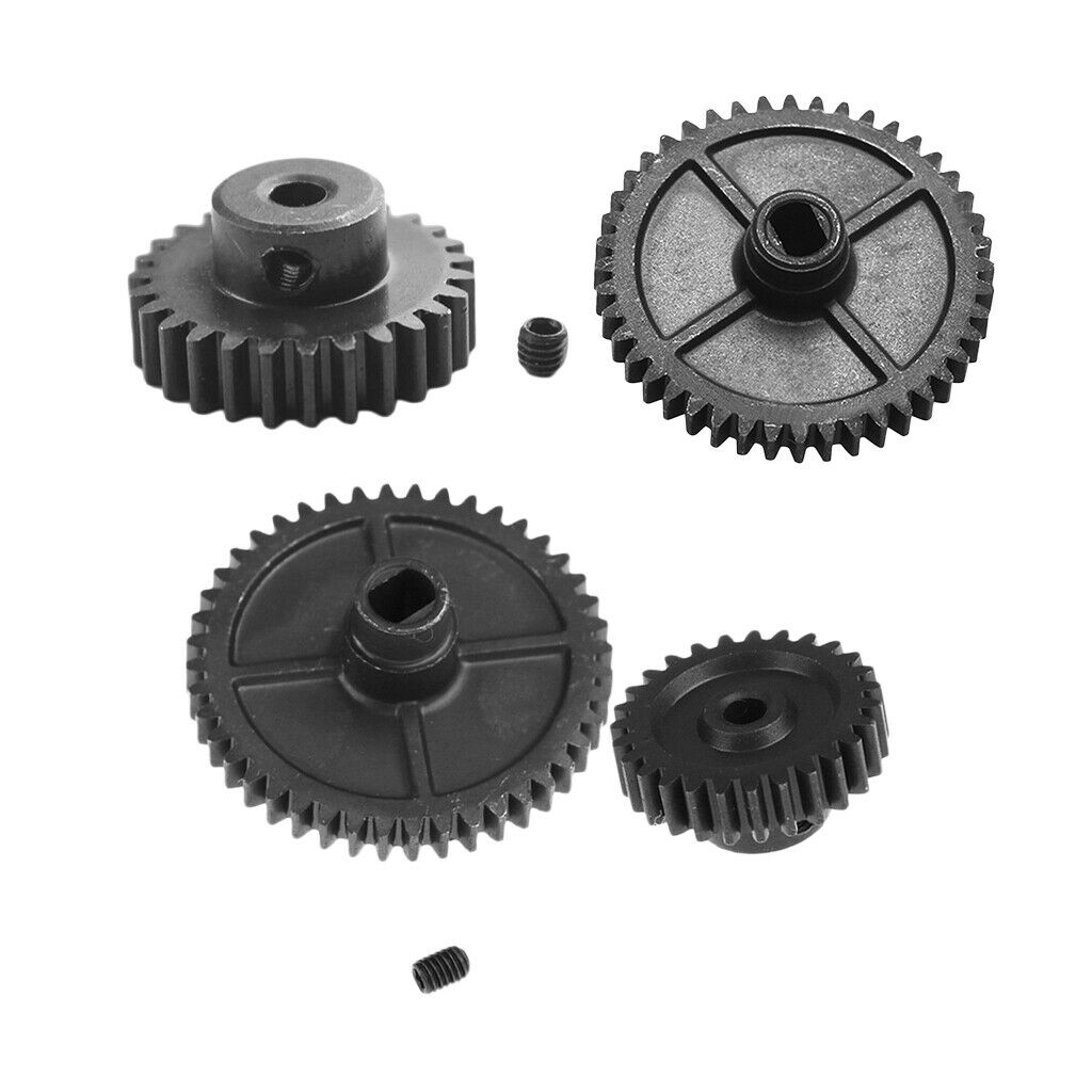 Motor Gear for RC 1:14 WLtoys RC Truck Upgrade Durable Spare 20/32mm 44T+27T