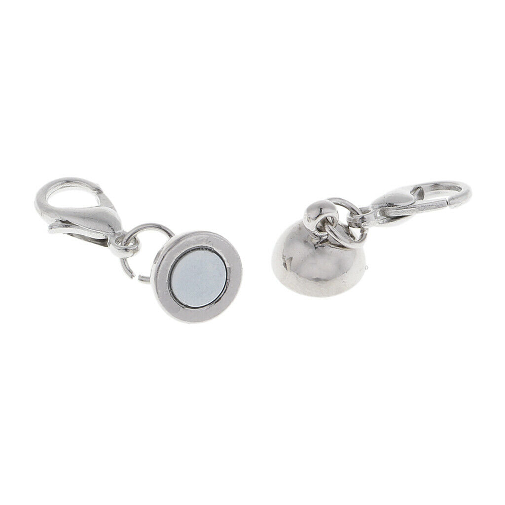 5 Sets Buckle Ball Magnetic Clasps With Both Sides Lobster Hooks DIY
