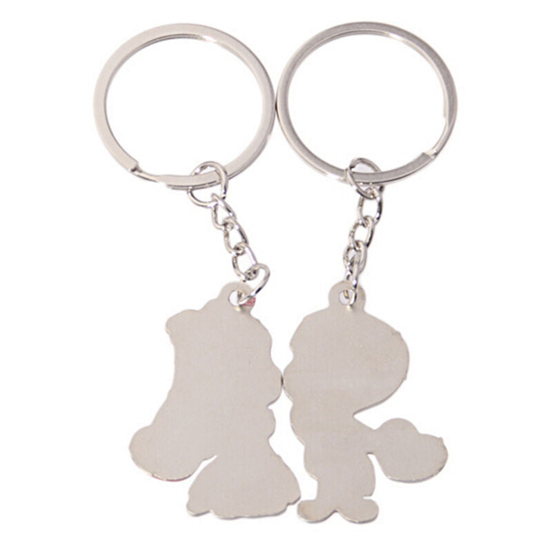 Novelty Items Casual Couple Love Keychain Cartoon Key Chain Lovers Key Rin.l8