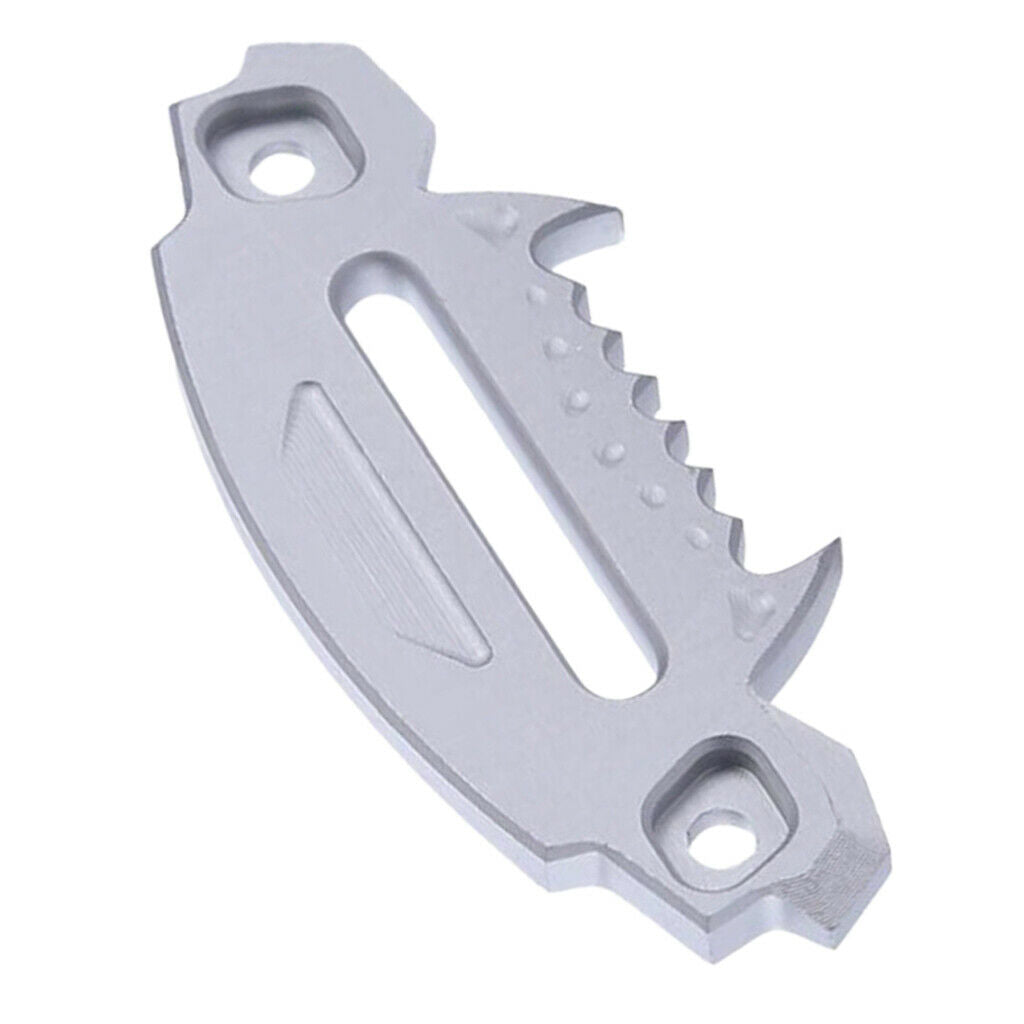 RC Winch Control Mounting Plate, Silvered For 1/10 TV Spare Parts