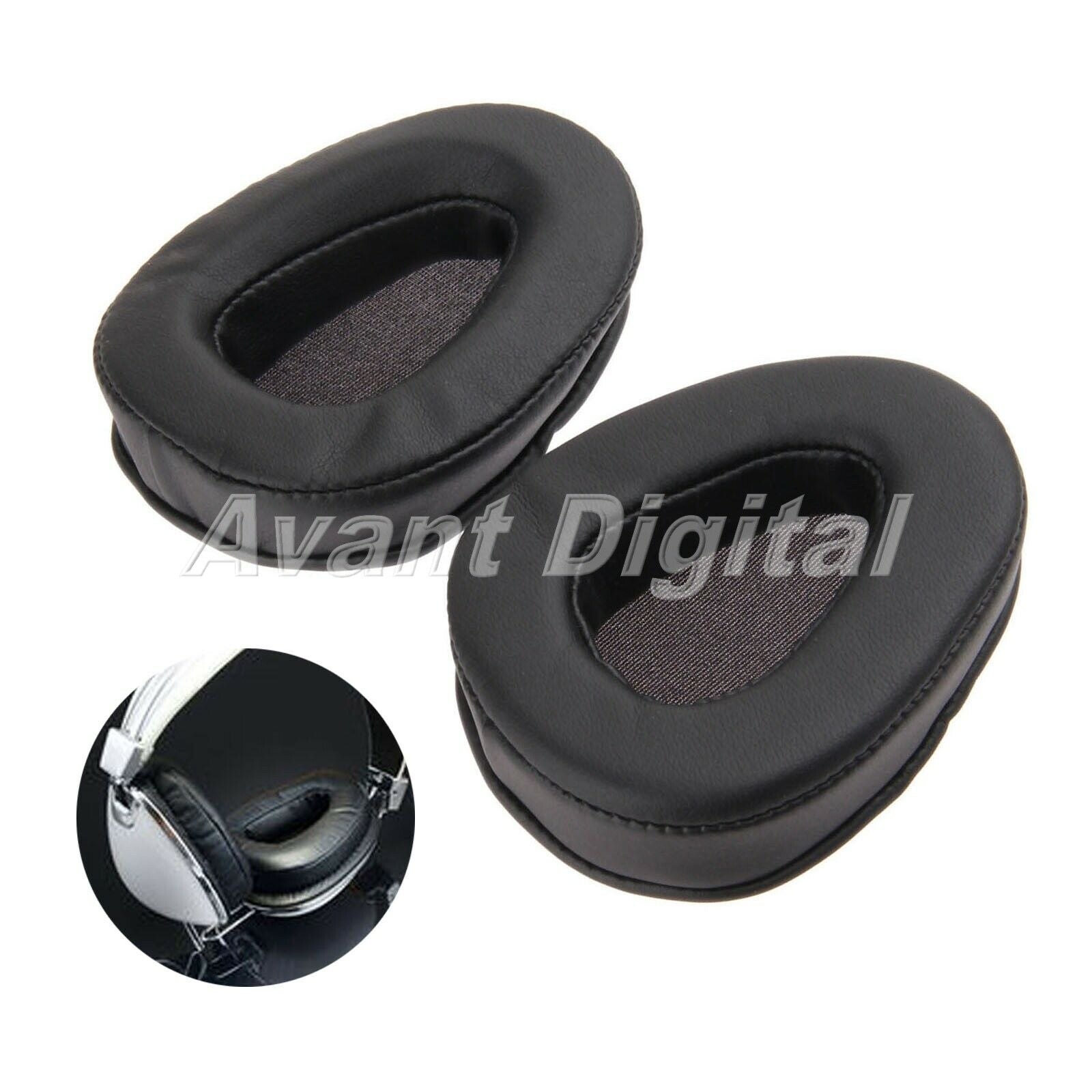 Durable Cushion Foam Earpads Leatherette For Skullcandy AVIATOR 2.0 Headphones