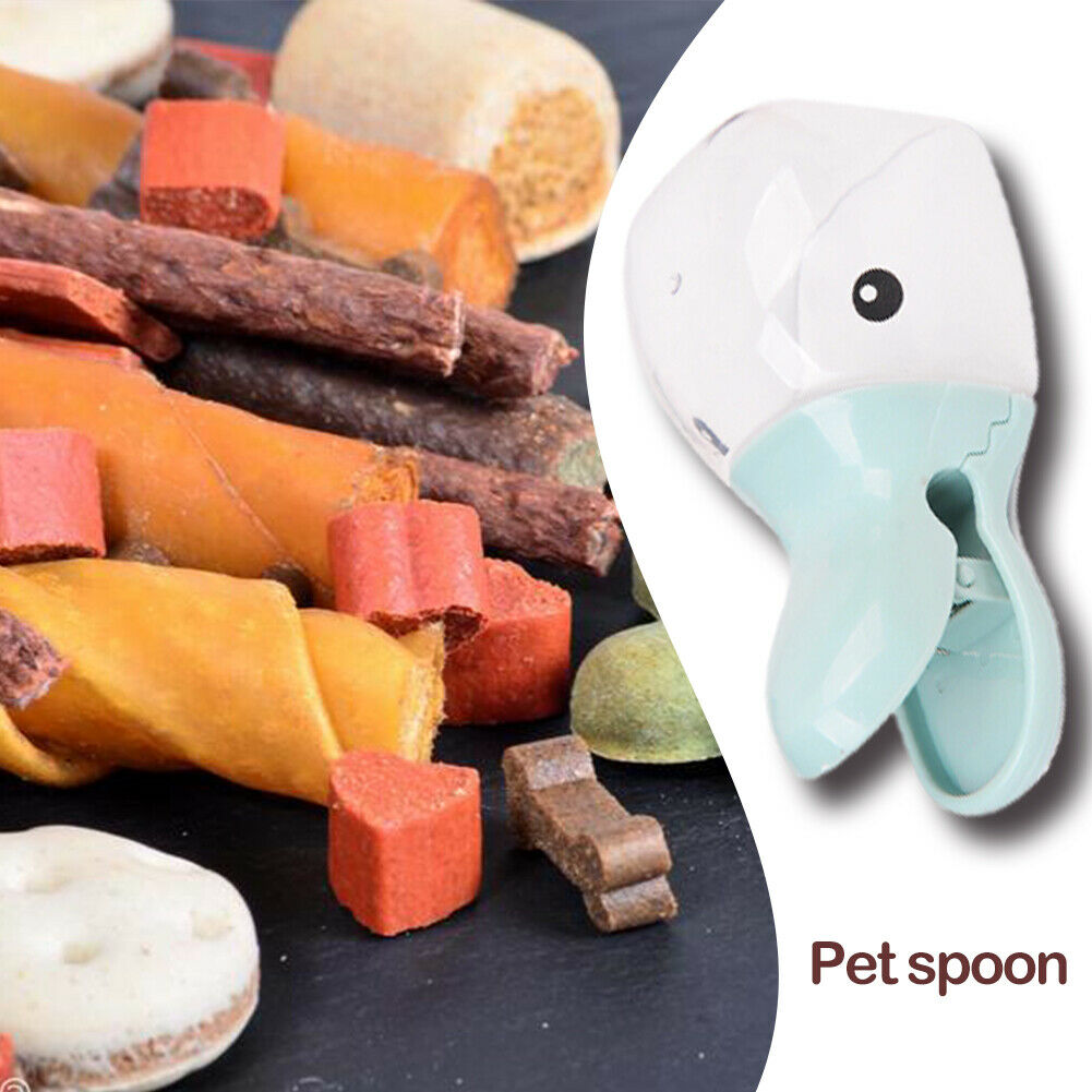 Cute Duckbill Pet Food Shovel Multifunction Spoon Cat Food Bag Seal Clip @