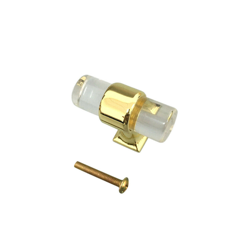 Acrylic T-handle cabinet handle drawer handles pull knob for cabinet door 40mm