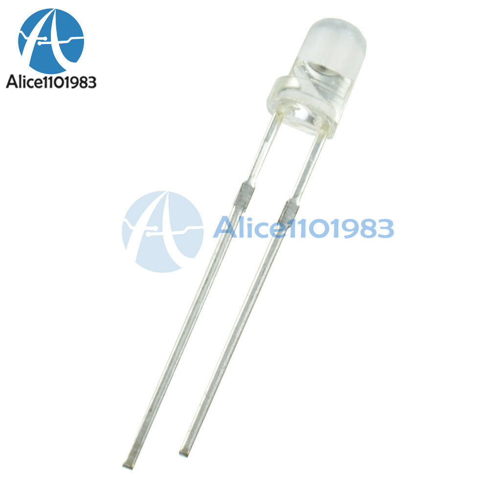 500PCS 3MM Blue 5000MCD Round  Water Clear LED Light