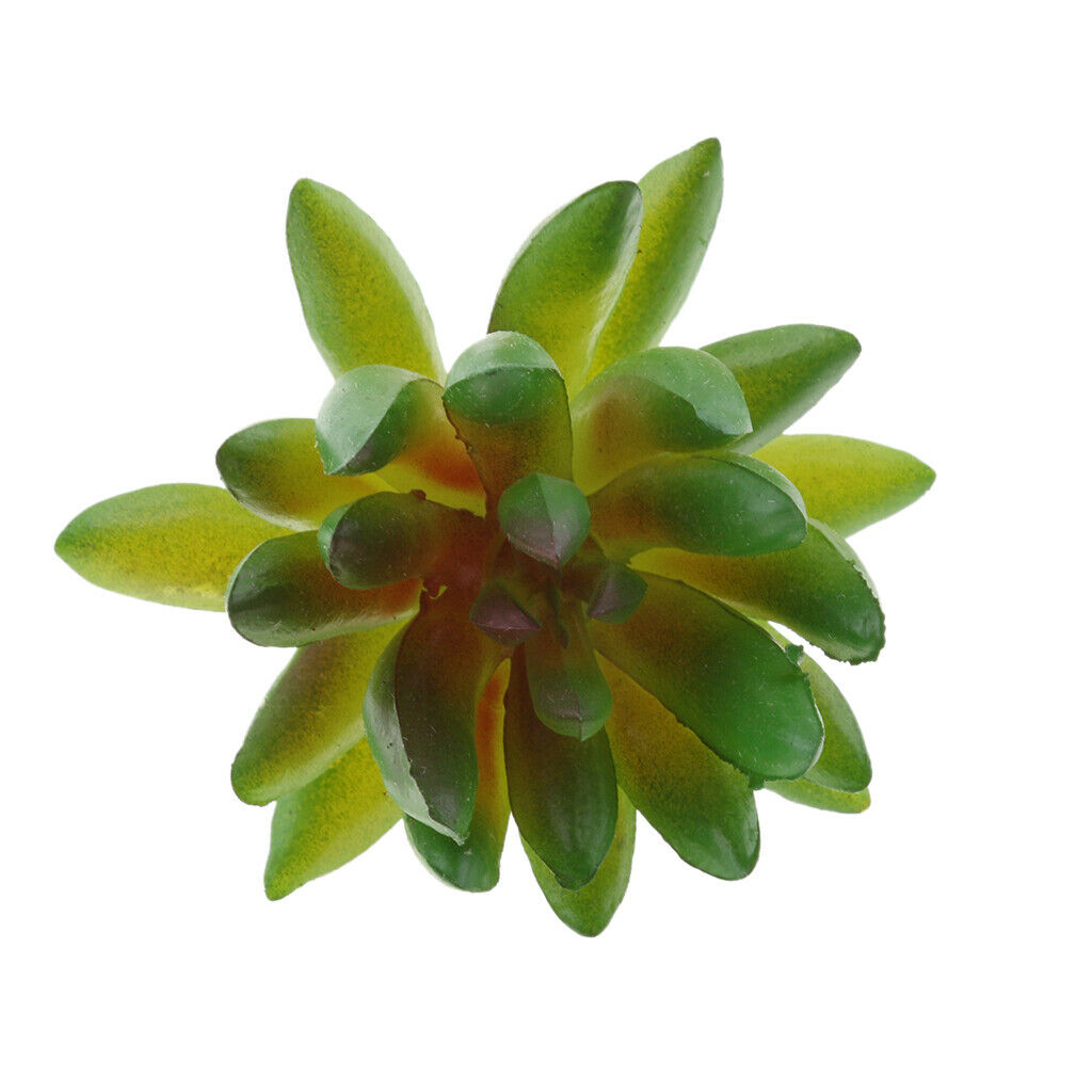 2 Pieces. Artificial Echeveria Succulents Decoration - Green +