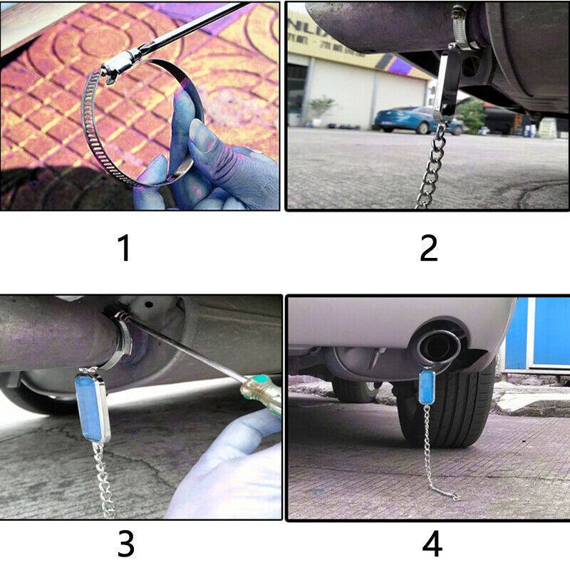 Auto Car Anti Static Reflector Strap Earth Belt Ground Wire Tone 39cm Universal