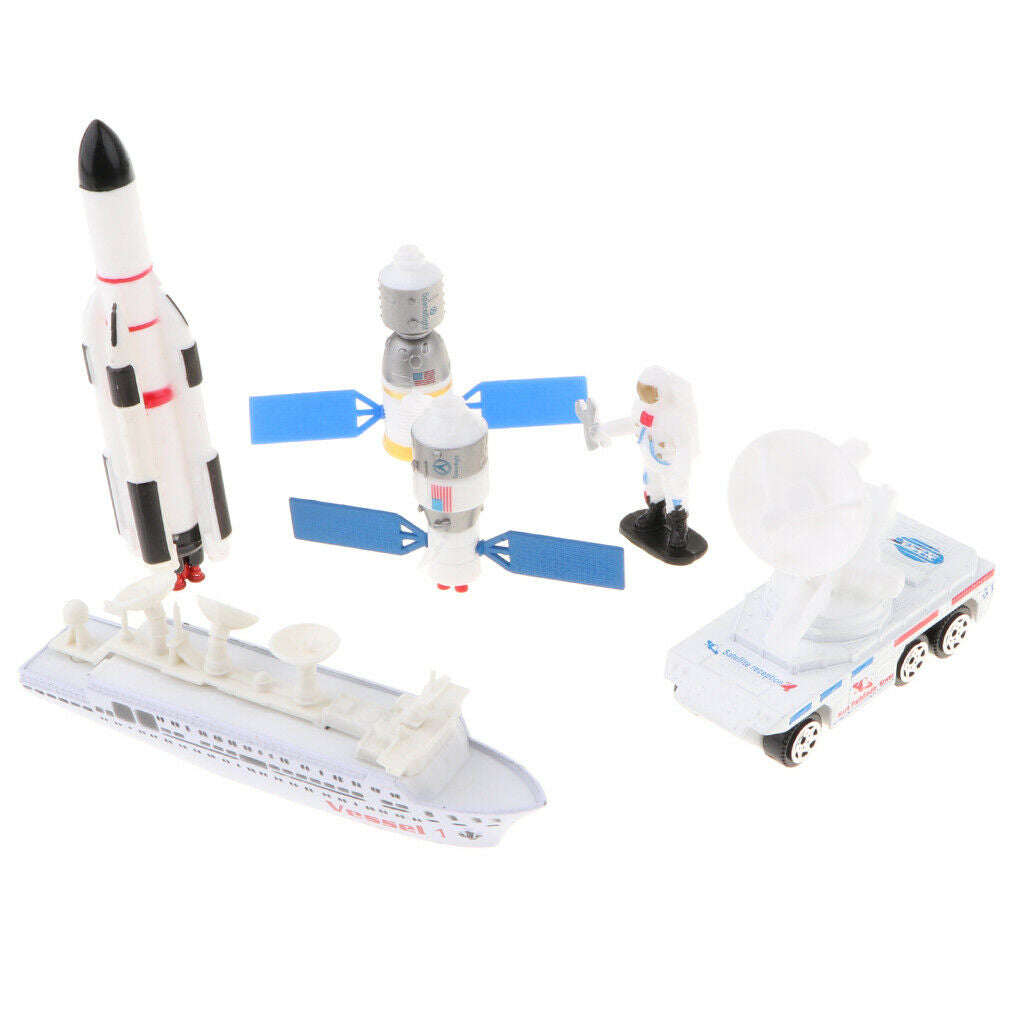 1:64 Space Shuttle Toys Set, Including Astronauts, Rocket, Spacecraft,