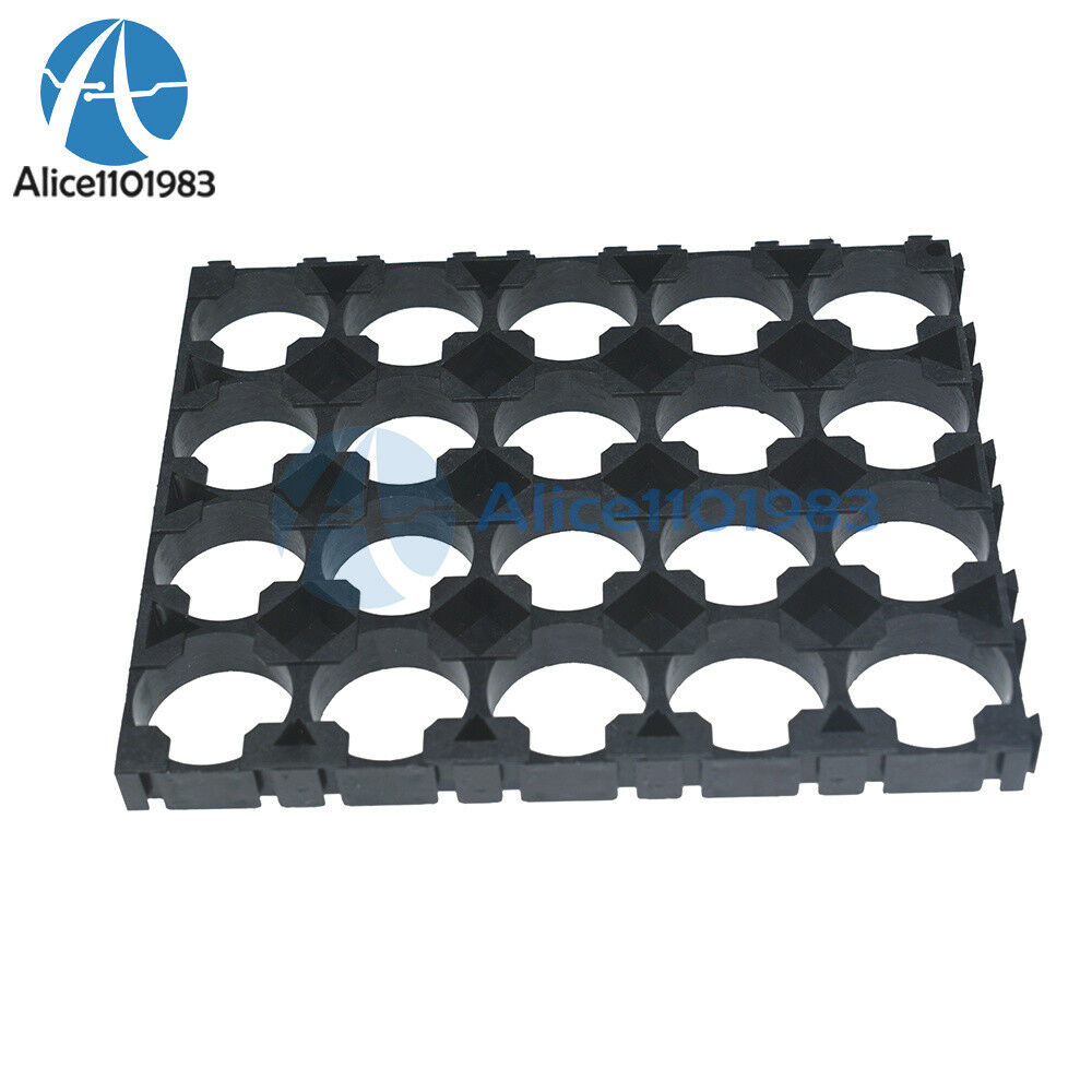 5PCS 4x5 Cell 18650 Batteries Spacer Radiating Shell Plastic Heat Holder Bracket