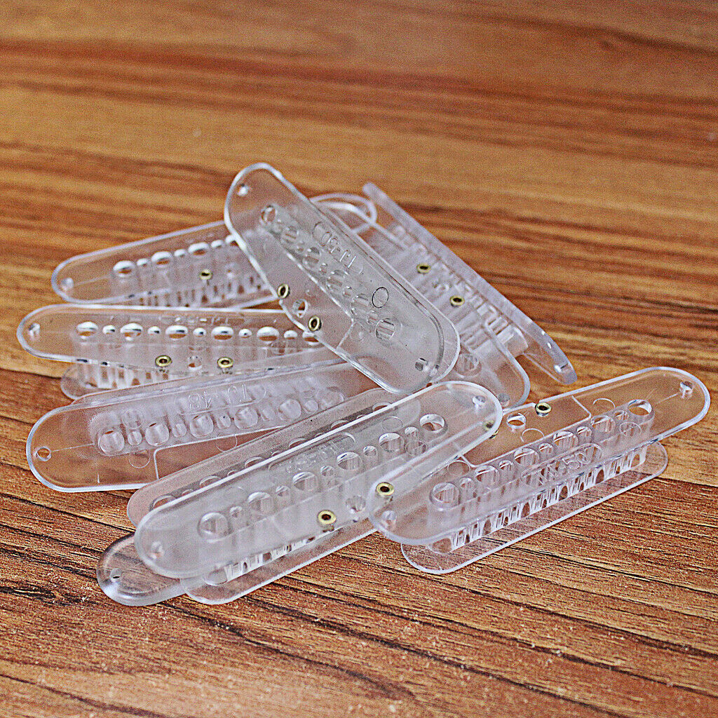 3pcs Clear 48mm Screw Side Single Core Coil for Electric Guitar and Bass