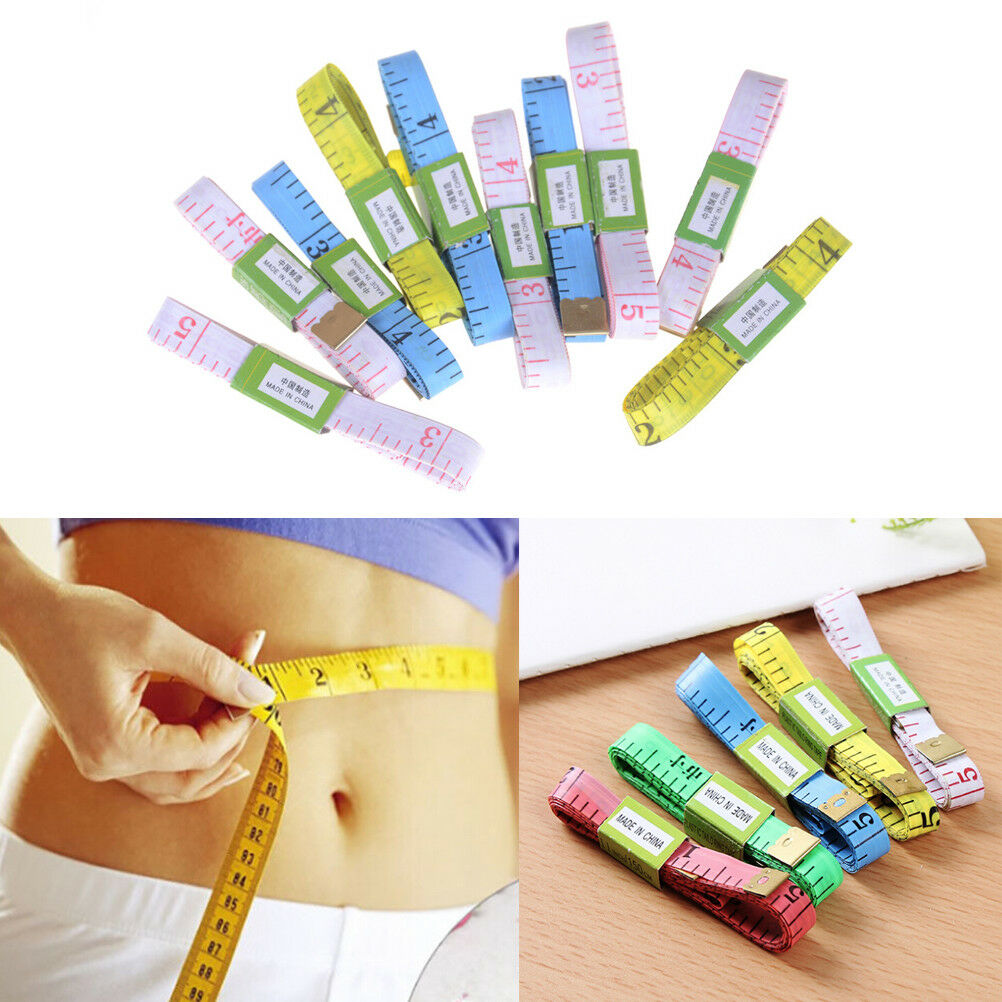 5Pcs 150cm Body Measuring Ruler Sewing Cloth Tailor Tape Soft Measure Tool.l8