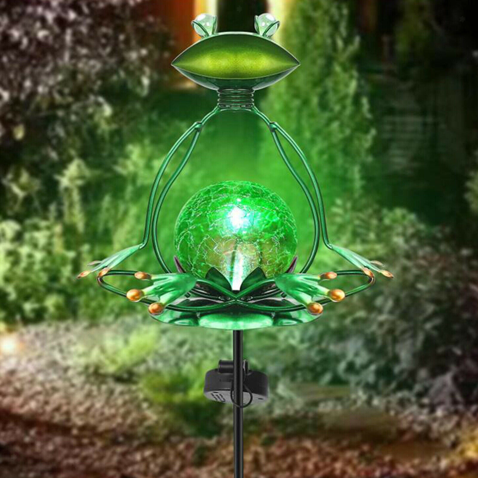 1piece Frog Solar Garden Lamps LED Solar Powered Night Lights Decorations