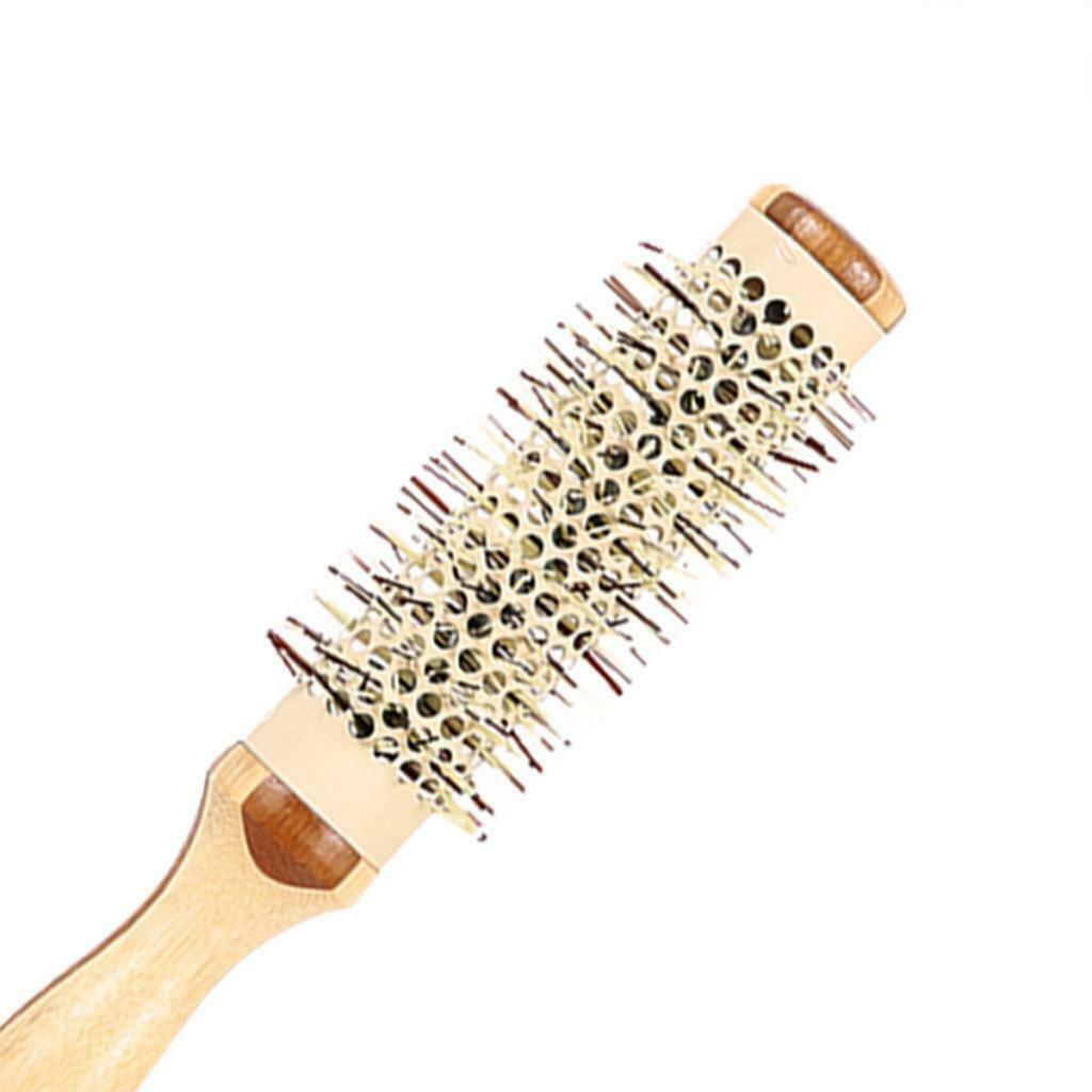 Anti-Static Round Hair Comb Roller Hairbrush for Curling Straightening M