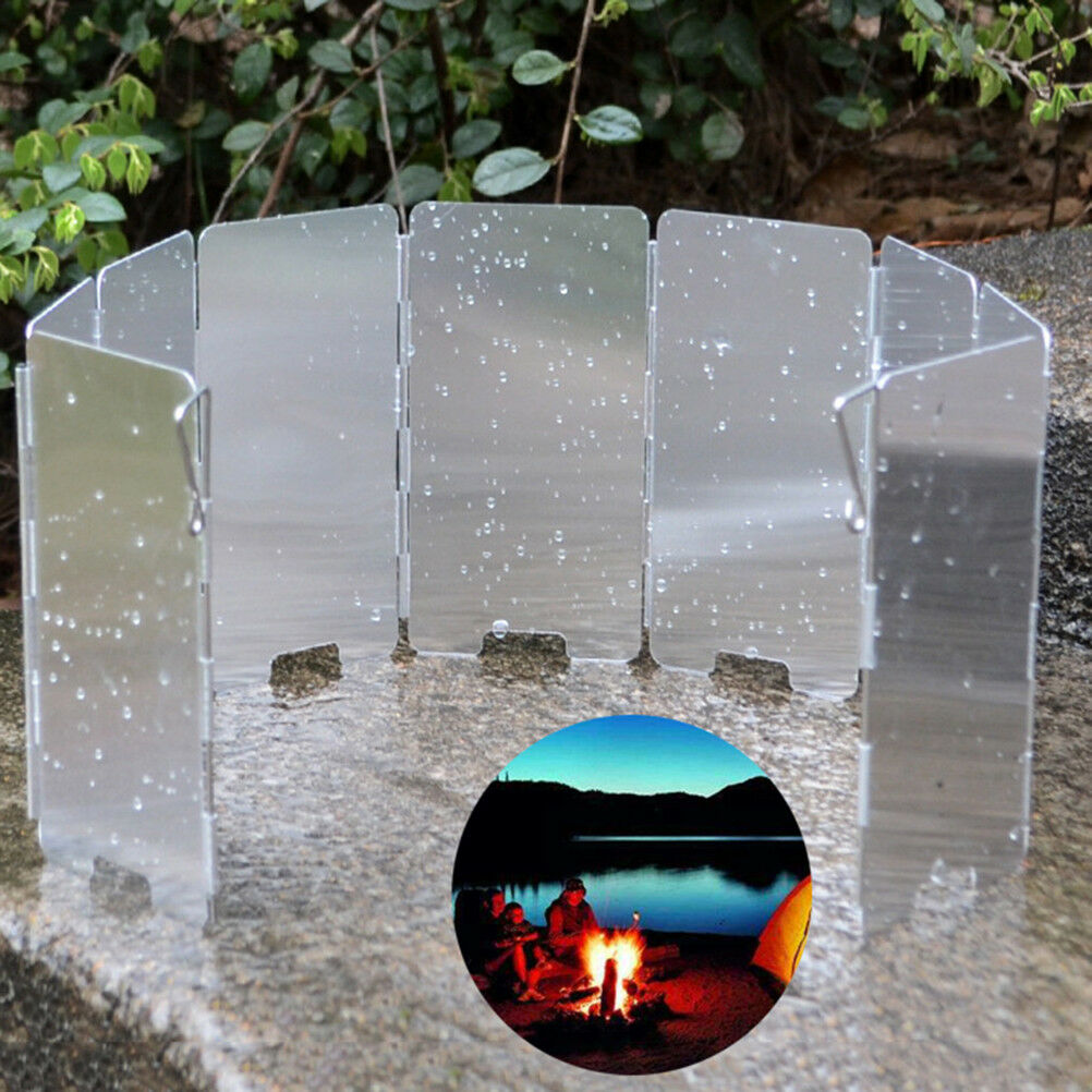 Picnic Wind Guard Cookware Cookout Stove Outdoor Supplies Foldable Wind DEAU