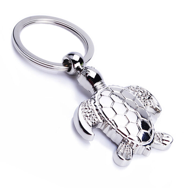 1PC Sea Turtle Pendent Keychains Keyring Keyfob Key Ring Holder Lovely Gift J Lt