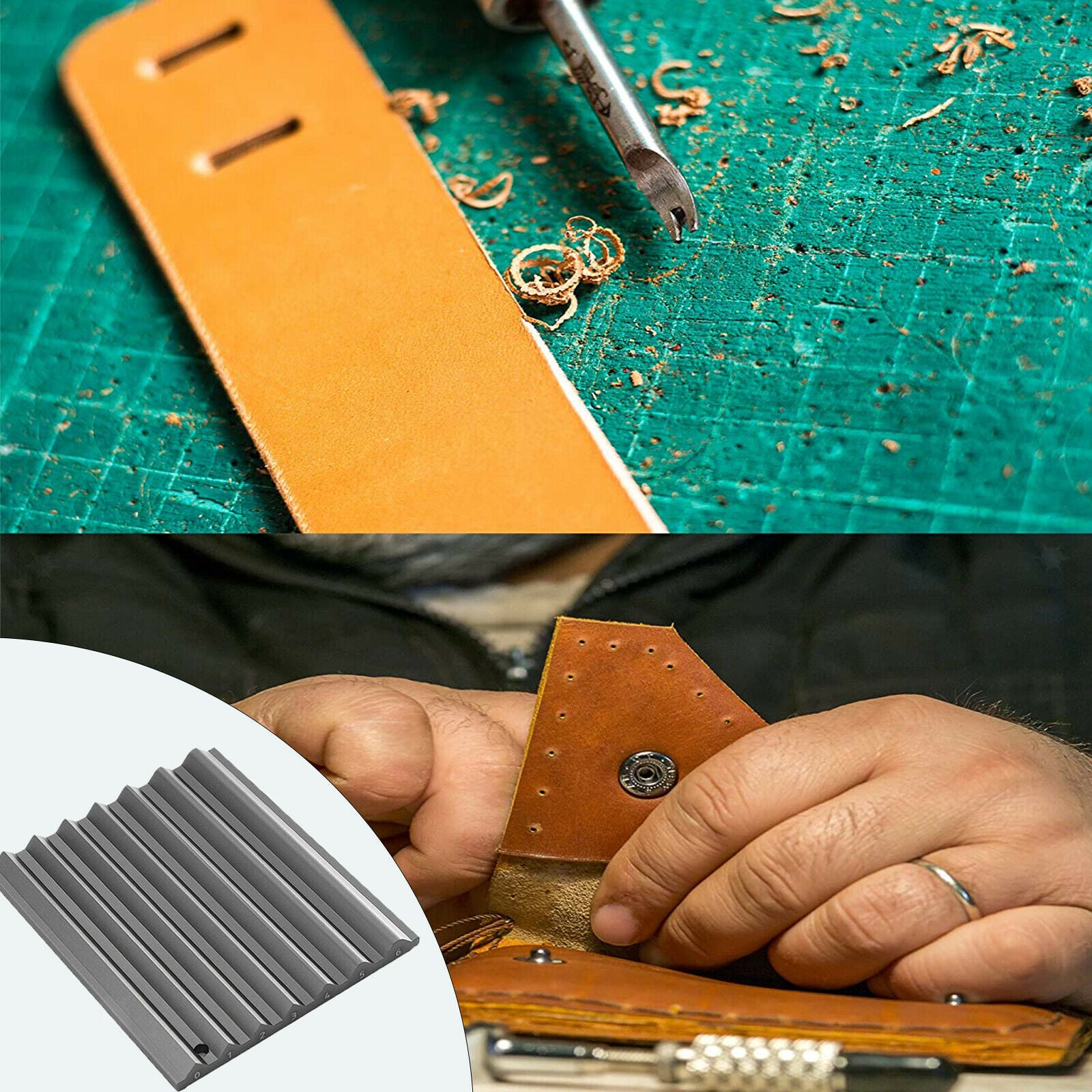 Aluminum Edge Beveler Repair Tool for Sharpening Grooving Carving Trimming Tools