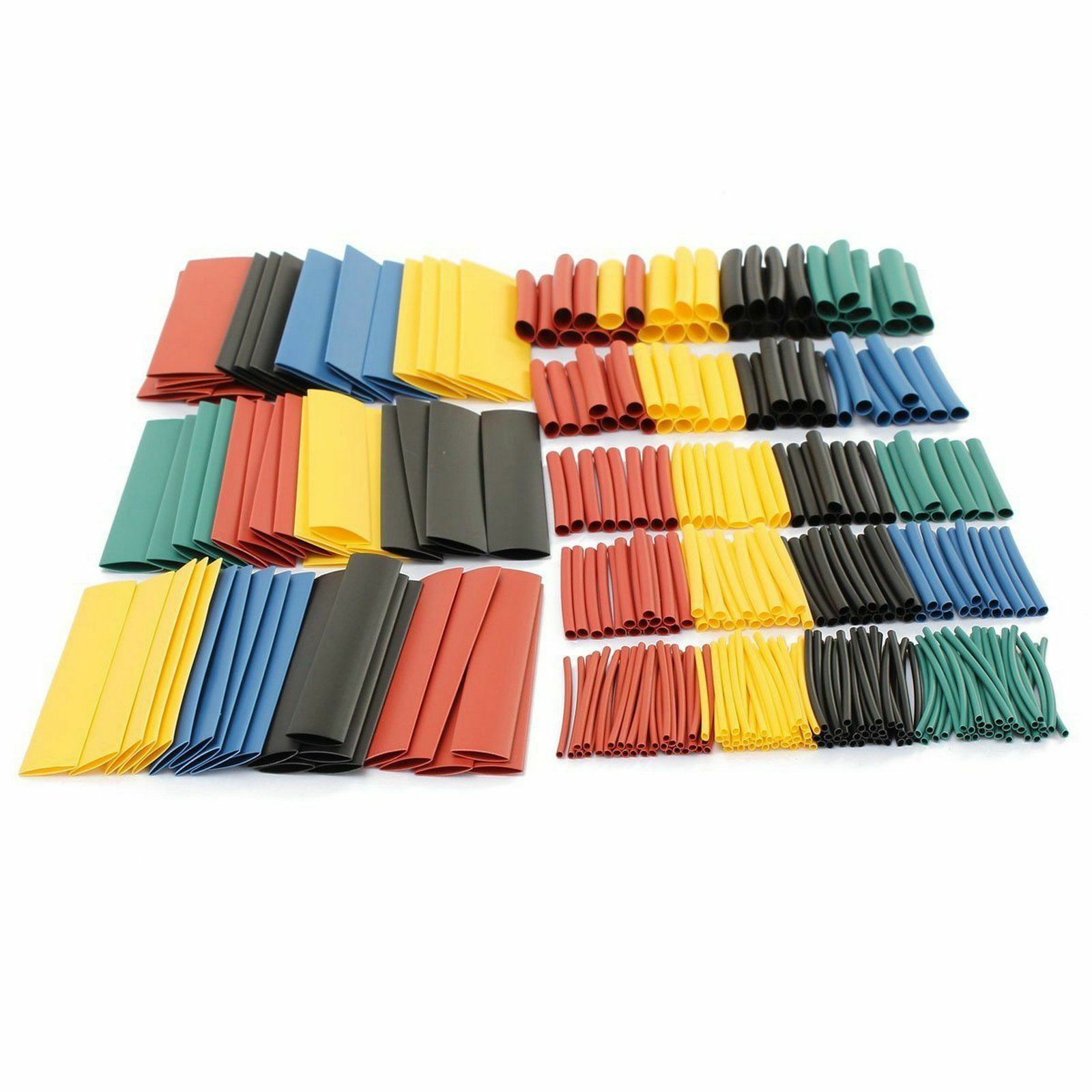 2:1 Polyolefin Heat Shrink Tubing Tube Sleeve Wrap Wire Assortment 8 Size 328 pc