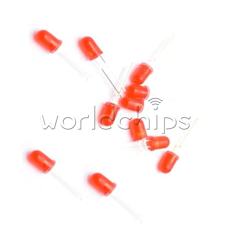 100pcs 3mm Red Color Round LED Light Emitting Diodes Component Wholesale