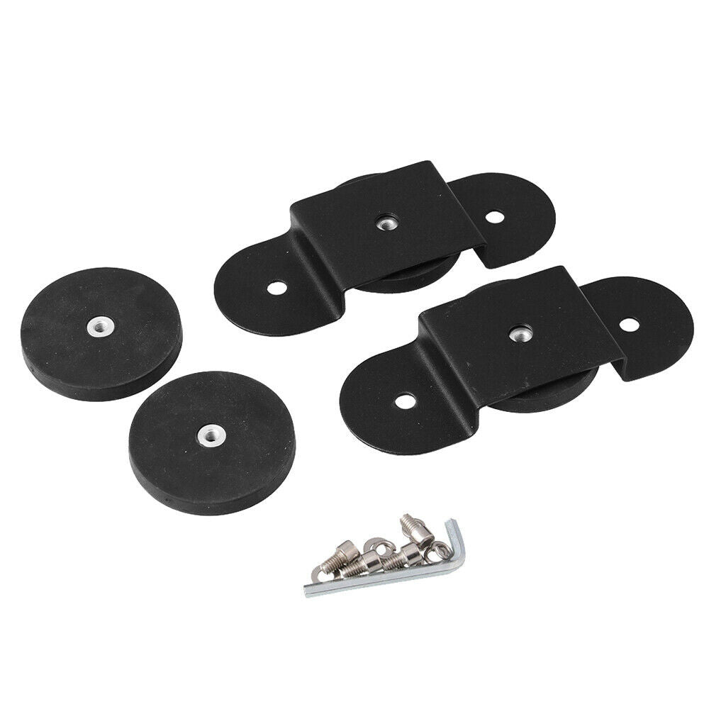 2 Set 157mm Magnetic Base Car Roof LED Light Bar with Rubber Pad Rustproof