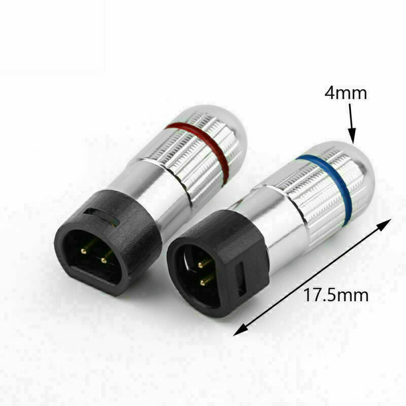 5PCS Earphone Pins Splice Audio Adapter Connector For IE8 IE8I IE80 Chrome CA