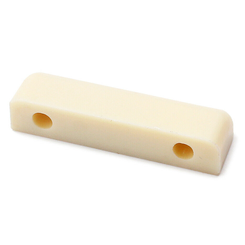 10 Pcs Bone Banjo Top Nuts Four String For DIY Banjo Replacement 30×6×8mm